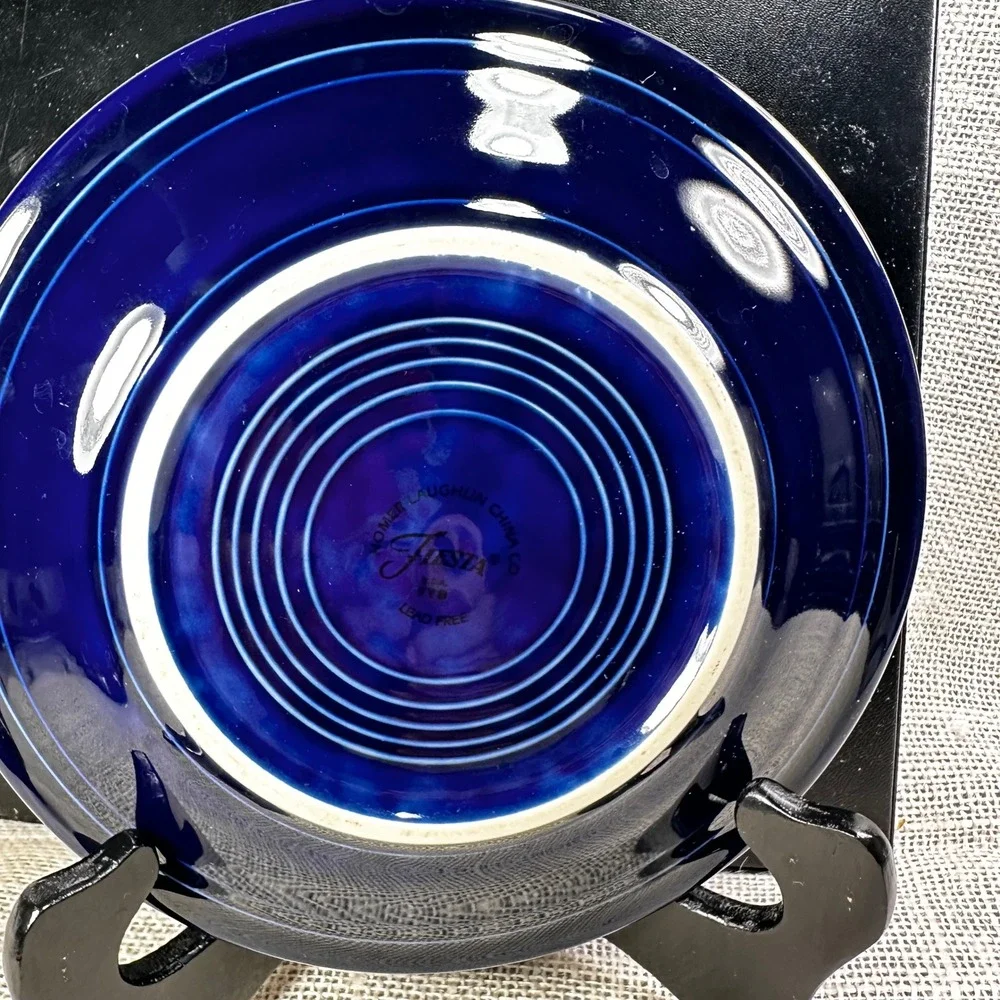 Fiesta Cobalt Blue 7.25 Salad Plate Homer Laughlin USA Lead Free Replacement